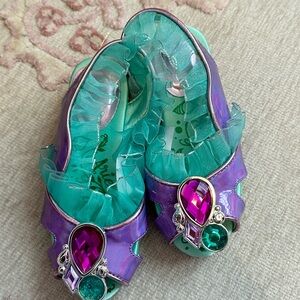 Purple and Teal Women's Shoes